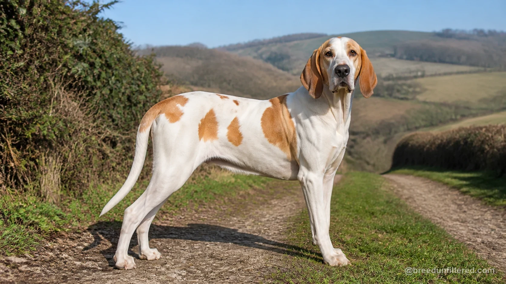 French White And Orange Hound
